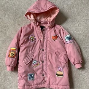 BT21 Embroidered Winter Coat for Baby BTS Army